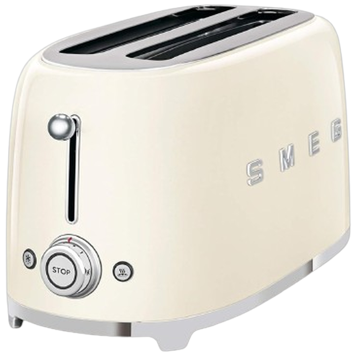 Smeg 50's Retro Style TSF02 (Creme) – 2-Schlitz aus Retro-Stahl