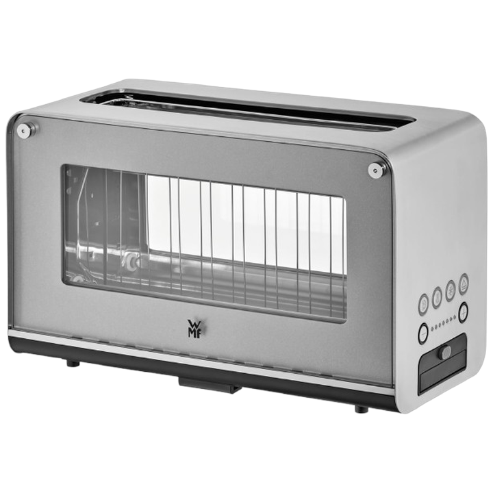 WMF Lono Toaster mit Sichtfenster – Langschlitz aus Glas & Edelstahl